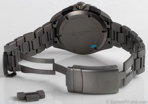 Open Clasp Shot of EZM 10 Chronograph