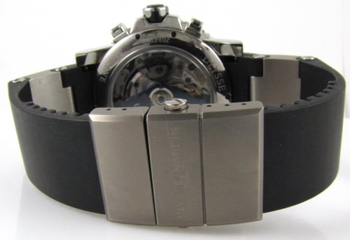Rear / Band View of Maxi Marine Diver Chronograph