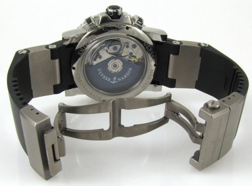 Open Clasp Shot of Maxi Marine Diver Chronograph