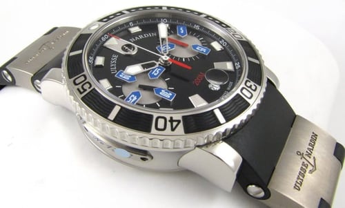 9' Side Shot of Maxi Marine Diver Chronograph