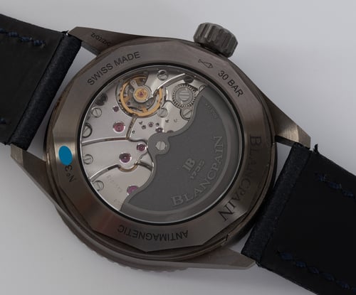 Caseback of Fifty Fathoms Bathyscaphe