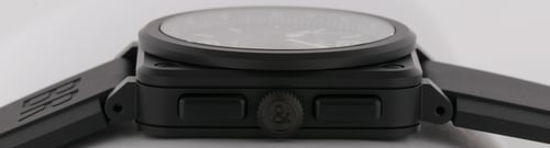 Crown Side Shot of BR 03-94 Black Matte