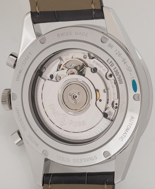Caseback of BR 126 Officer Brown