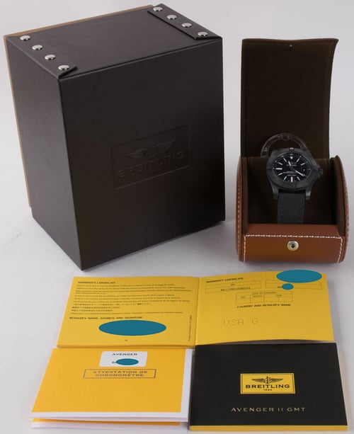 Box / Paper shot of Avenger II GMT