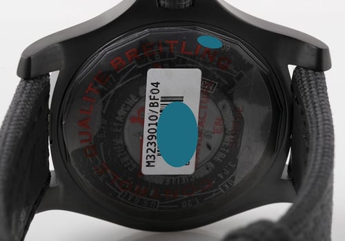 Caseback of Avenger II GMT