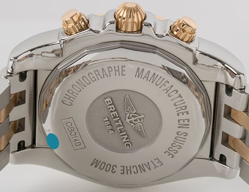 Caseback of Chronomat 41 B01