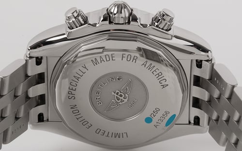 Caseback of Chronomat Evolution