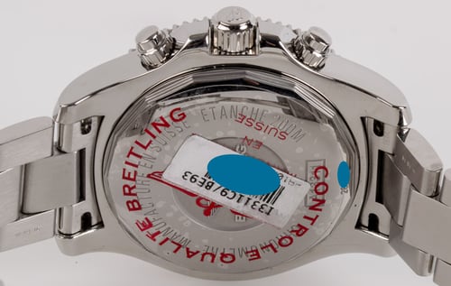 Caseback of Superocean Chronograph 42