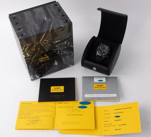 Box / Paper shot of Chronomat 38 Sleek D Bentley 'Bentayga'