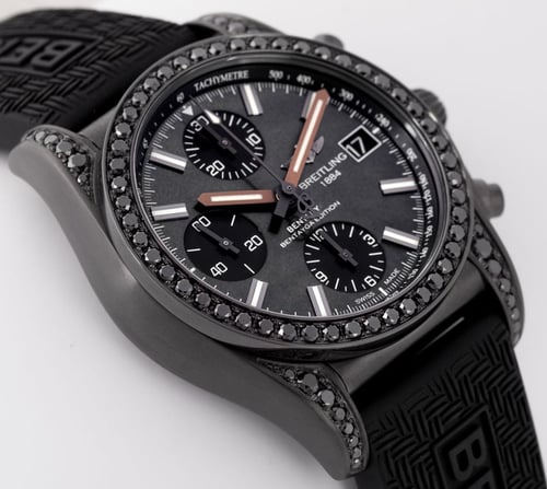 9' Side Shot of Chronomat 38 Sleek D Bentley 'Bentayga'
