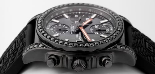 Crown Side Shot of Chronomat 38 Sleek D Bentley 'Bentayga'