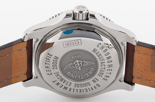 Caseback of SuperOcean 44