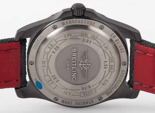 Caseback of Aerospace Evo Night Mission