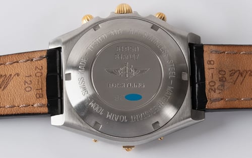 Caseback of Chronomat