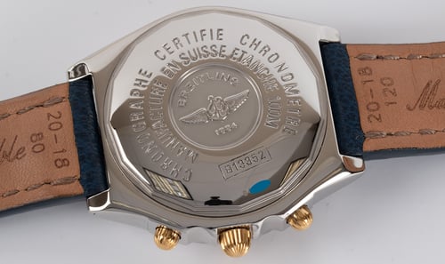 Caseback of Chronomat