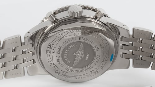 Caseback of Navitimer Heritage Chronograph