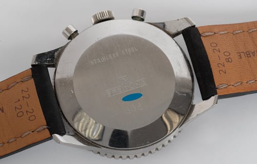 Caseback of Navitimer 806 'Twin Jets'