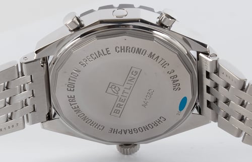 Caseback of Chrono-Matic 44