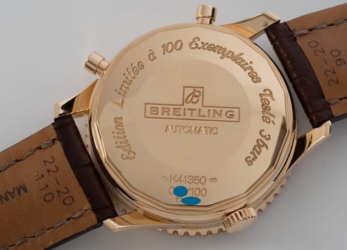 Caseback of Navitimer Chronomatic