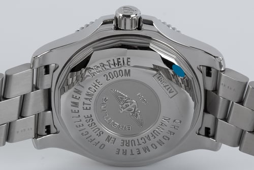 Caseback of SuperOcean 44mm