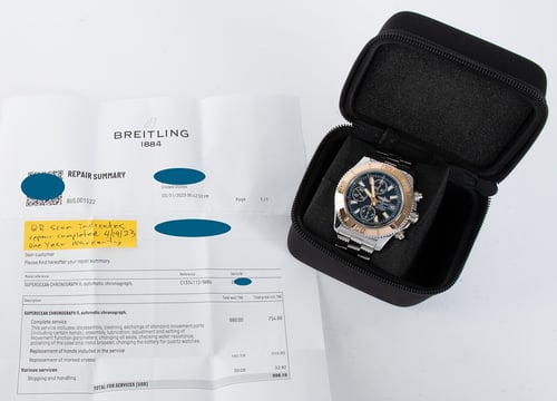 Box / Paper shot of SuperOcean Chronograph