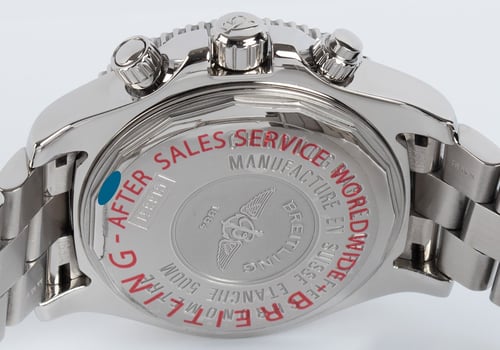 Caseback of SuperOcean Chronograph