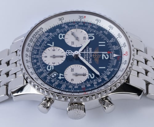 Crown Side Shot of Navitimer