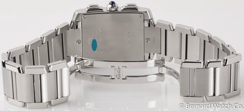 Open Clasp Shot of Tank Francaise Chronograph