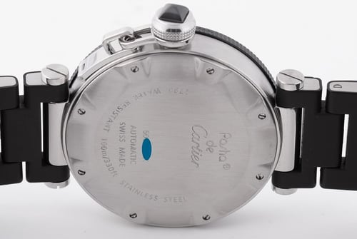Caseback of Pasha Seatimer