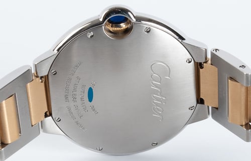 Caseback of Ballon Bleu