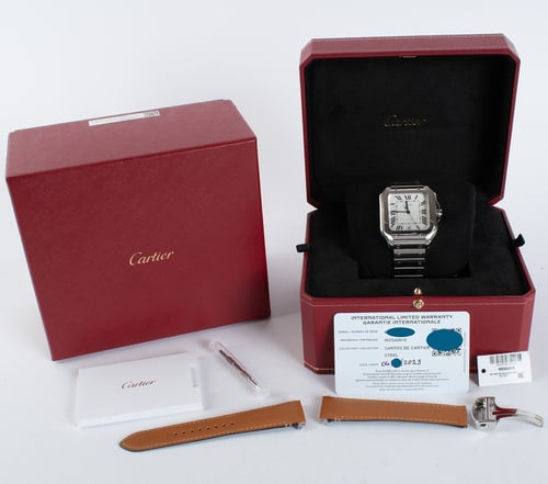 Box / Paper shot of Santos De Cartier - Large