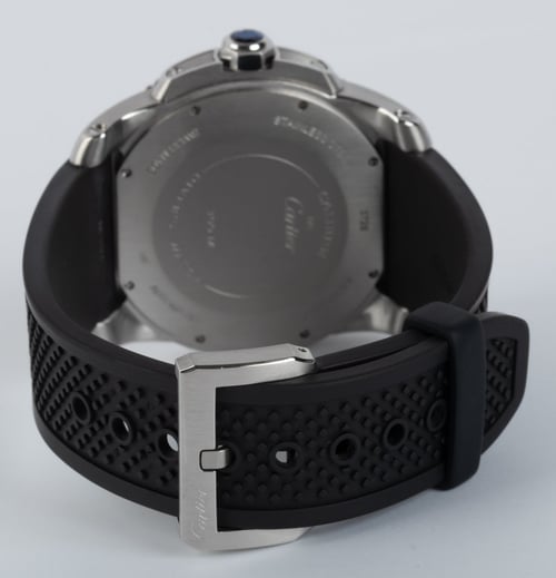 Rear / Band View of Calibre de Cartier Diver