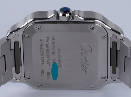 Caseback of Santos Medium