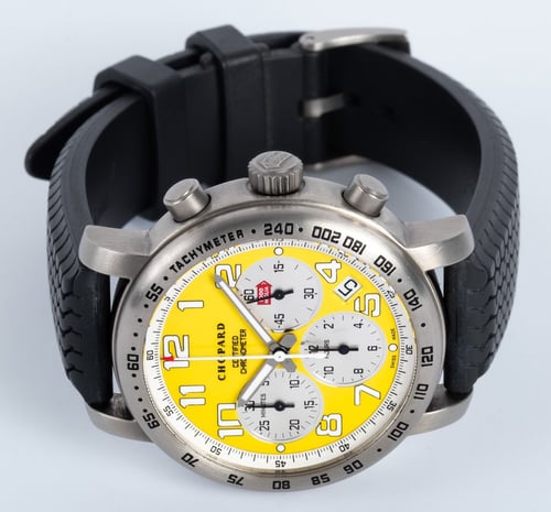 Front View of Mille Miglia Speed Giallo Yellow