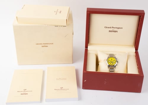 Box / Paper shot of Ferrari Chronograph