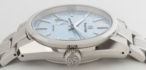 Crown Side Shot of Spring Drive 'Kira Zuri' Limited Edition