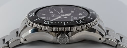 Crown Side Shot of Spring Drive Diver