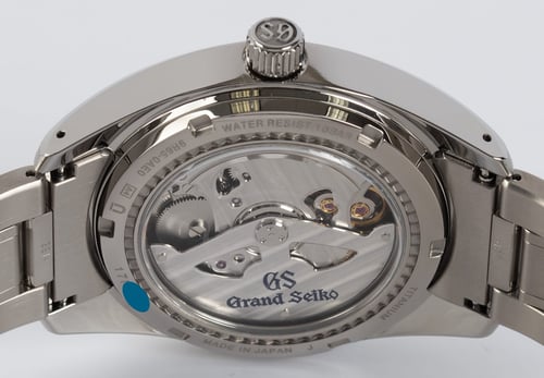 Caseback of Heritage 'Snowflake'