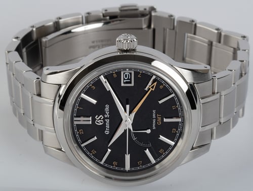 Front View of Spring Drive GMT Elegance 'Autumn Kanro'