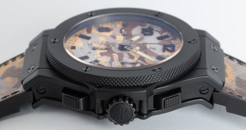 Crown Side Shot of Big Bang Camo Desert