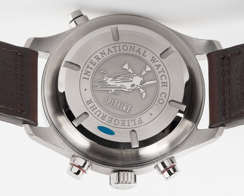 Caseback of Spitfire Doppelchrono
