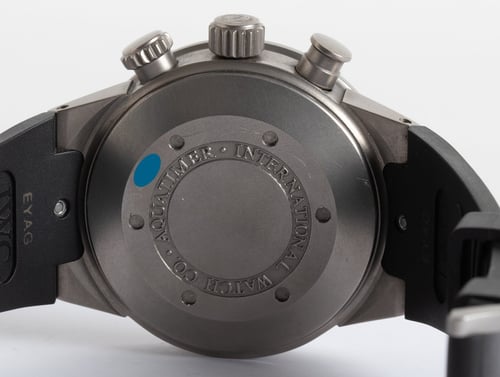 Caseback of Aquatimer Chrono-Automatic