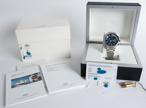 Box / Paper shot of Aquatimer Chronograph 'Cousteau' Tribute to Calypso