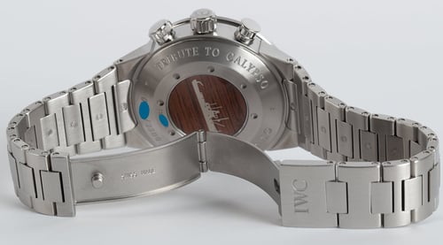 Open Clasp Shot of Aquatimer Chronograph 'Cousteau' Tribute to Calypso