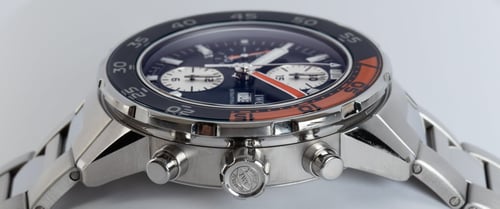 Crown Side Shot of Aquatimer Chronograph