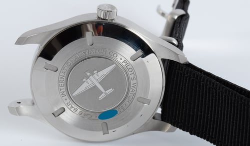 Caseback of Pilot's Mark XVIII