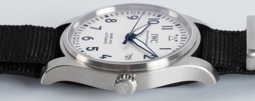 Crown Side Shot of Pilot's Mark XVIII
