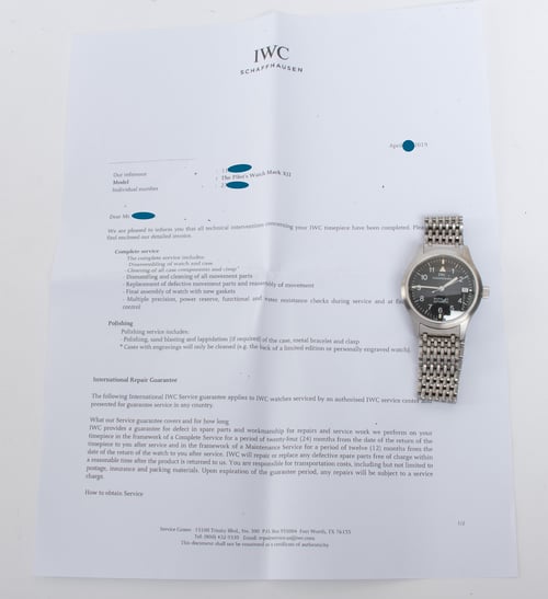 Paper shot of Mark XII