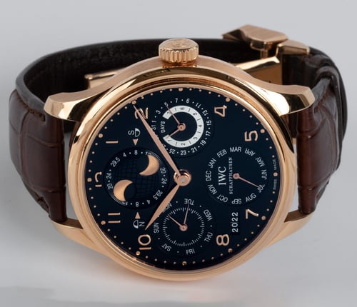 Front View of Portuguese Perpetual Calendar