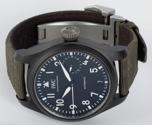 Front View of Big Pilot Top Gun 46mm